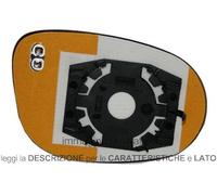 Piastra specchietto termica con vetro passeggero dx per Fiat Idea dal 9/2007