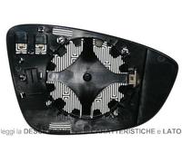 Vetro Piastra Specchio Retrovisore Volkswagen Passat 2010 Sinistro Termico