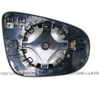 Vetro Piastra Specchio Retrovisore Volkswagen Touran 2010 Sinistro Termico