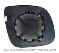 Vetro Piastra Specchio Retrovisore Volkswagen Transporter T5 2009 Sinistro