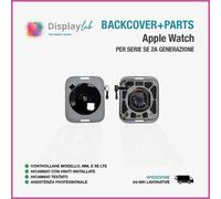 VETRO POSTERIORE BACK GLASS PER APPLE WATCH 4 5 6 7 8 SE CON MODULO DI RICARICA