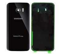 Vetro Posteriore Copribatteria Originale per Samsung Galaxy S7 Edge G935F Coperchio Batteria con Vetro Fotocamera Nero
