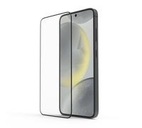 Hama D3O - Vetro protettivo per Samsung Galaxy S25, infrangibile, anti-impronte, con supporto per il montaggio, protezione completa 10H, compatibile con custodie,