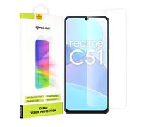 Vetro protettivo 9H Techsuit per Realme C51/Note 50 - Trasparente KP31005