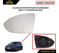 Vetro Retrovisore Anteriore Sinistro Riscaldante Sbrinamento per Golf 7