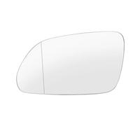 Vetro retrovisore sostitutivo Per Skoda Per Octavia MK2 Per A5 Lato Sinistro Destro Ala Specchio Vetro Riscaldato Convesso Vista Posteriore Grandangolare(Left)