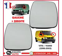 Vetro Del Retrovisore Anteriore Sinistro + Destra Per Classe V (638/2) =