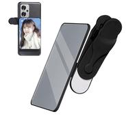 Vetro selfie fotocamera posteriore - Specchio telefonico a clip, riflessione ad alta definizione | Accessorio per foto e video a mani libere, facile installazione di clip, per incontri,