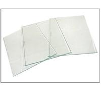 Vetro Sintetico Trasparente Pannello Rigido 100x50CM spess 4mm Divisorio Lastra