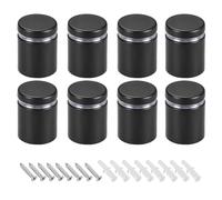 Vetro Sospensore Supporto Muro Sospensore Supporto Pubblicità Chiodi 25x33mm 8x