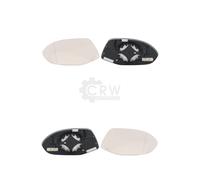 Vetro Specchietto Con Piedino Montaggio Set per Audi A7 Sportback (4GA) Asferico