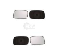 Vetro Specchietto Con Piedino Montaggio Set per Volvo 240 (P242 P244) Convesso