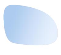 Vetro Specchietto Destro per VW Passat Golf V VI Jetta Eos Superb, Blu, Termico