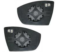 Vetro Specchietto Laterale Set SX + Dx Adatto A per Ford Kuga I Galaxy