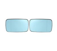 Vetro Specchietto Per BMW Per E46 Coppia Sostituzione Blu Sinistra Lato Destro Vetro Per Specchietto Retrovisore Riscaldato Per Auto 51168250438 Vetro Retrovisore Lato(2 Pair Blue)