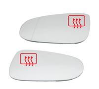 Vetro Specchietto Per Per Golf Per GTI 6 MK6 2009-2012 Accessori Auto Specchietto Retrovisore Laterale Riscaldato Lente(A Pair)