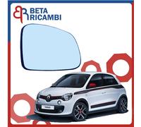 Vetro Specchietto Per Renault Twingo 2014> Piastra Specchio Destro Dx Termico