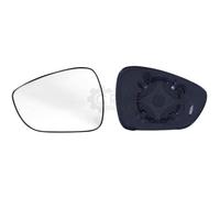 Vetro Specchietto+ Piedino Montaggio Destra per Citroen C3 II Convesso