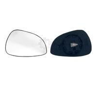 Vetro Specchietto+ Piedino Montaggio Destra per Ford Fiesta VI Convesso