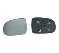Vetro Specchietto+ Piedino Montaggio SX per Opel Corsa C (F08 F68) Plan