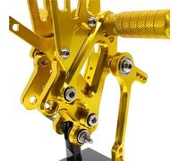 Vetro Specchietto Retrovisore PER CBR600RR CBR 600 RR 2007 2008 2009-2023 Pedane Arretrate Regolabili Per Moto CNC(Oro)