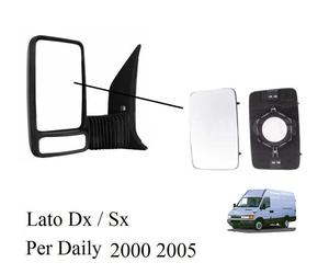 Vetro Specchietto Retrovisore Superiore Destro Sinistro Per IVECO DAILY 2000
