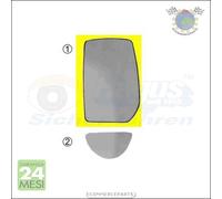Vetro specchietto VanWezel Dx Destro per FORD TRANSIT bnc