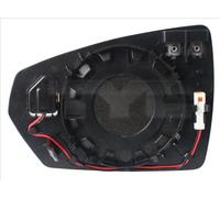Vetro specchio Dx convesso 337-0321-1 TYC per VW AUDI
