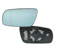 Vetro Specchio Esterno Sinistro Blu Compatibile Con Audi A3 8L A4 8D A6 4A