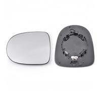 Vetro Specchio per Renault Twingo Specchietto Retrovisore Esterno Porta Laterale Sinistro Destro Riscaldato con Piastra di Supporto 2007-2019,left-2010-2014