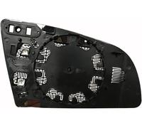 Vetro Specchio Piastra Retrovisore per Audi A4 2000-2004 Termico Sinistro