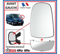 Vetro Specchio Di Anteriore Sinistro Alto + Fondo Per Vivaro 4451618 4408325
