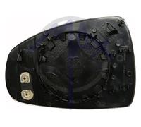For AUDI A1 DAL 2010> VETRO + PIASTRA RETROVISORE DX TERMICO CROMATO CURVO