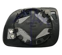VETRO SPECCHIO RETROVISORE AUDI A4 DAL 1995 AL 1999 DESTRO CORTO TER BLU C/PIAST