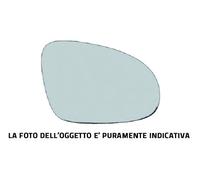 VETRO SPECCHIO RETROVISORE CON PIASTRA DESTRO VW CADDY DAL 2003 CONVESSO CROMATO