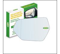 Vetro Specchio Retrovisore Cromato Asferico Lato Sx-Guidatore Per Cupra Leon IV