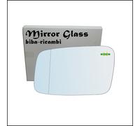 Vetro Specchio Retrovisore Cromato Asferico Lato Sx-Guidatore Per Volvo S70 I (8