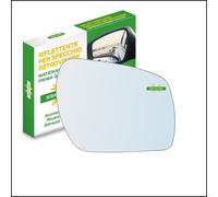Vetro Specchio Retrovisore Cromato Lato Dx-Passeggero Per Ford Fiesta V (JH) sol