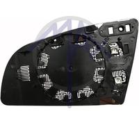 Vetro Specchio Piastra Retrovisore per Audi A4 2000-2004 Termico Destro