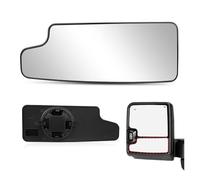 Vetro Specchio Retrovisore Esterno Per Silverado Per Sierra 1500 2019-2025 Specchietto Retrovisore Laterale Riscaldato Vetro Inferiore Traino Convesso Piastra Posteriore 84301409(Low Left no Heat)