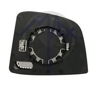 VETRO SPECCHIO RETROVISORE FIAT DOBLO' DAL 2010 DESTRO SUP. TERM C/PIASTRA