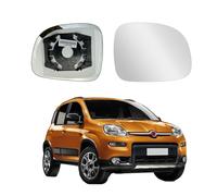 Vetro Specchio Retrovisore per Fiat Panda dal 2009, Cromato,Convesso,Non Riscaldabile,71754720,71771201 (DESTRO)