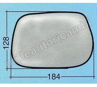 VETRO SPECCHIO RETROVISORE PER TOYOTA RAV 4 DAL 2002 SINISTRO NUDO ADESIVO