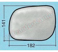 VETRO SPECCHIO RETROVISORE PER TOYOTA RAV 4 DAL 2007 DESTRO NUDO ADESIVO