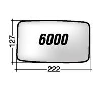 Vetro SPECCHIO RETROVISORE Sinistro/Destro MEZZI SPECIALI MEZZI SGOMBRA NEVE -