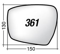 Vetro SPECCHIO RETROVISORE SINISTRO SX FORD EDGE 2016-