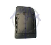 SPECCHIO CONVESSO CROMATO (BASE RETTANGOLARE) (DOPPIO VETRO PARTE SUPERIORE)