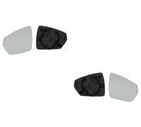 Vetro Specchio Set Sinistra Destra Adatto A per Audi A1 07/18- Con Piastra Asp