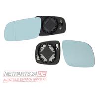 Vetro Specchio Set Specchietto Laterale Adatto A per VW Golf 4 L R Kl.