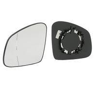 Vetro Specchio Sinistro per Renault Twingo III 09/14 con Supporto DTV BCM_